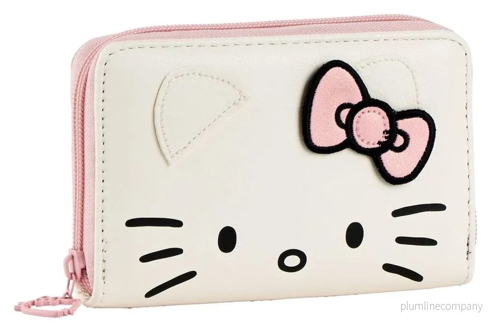 Sanrio Plånbok i konstläder med Hello Kitty-motiv Sanrio Plånbok i konstläder med Hello Kitty-motiv