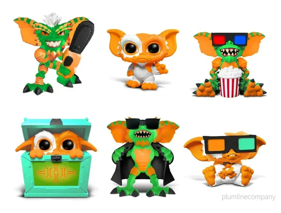 Gremlins Blind Box Mini Figurer 6 cm Halloween Edition Display (12)