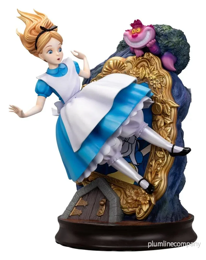 Alice i Underlandet Master Craft-figur Alice & den Cheshirekatten, 40 cm Alice i Underlandet Master Craft-figur Alice & den Cheshirekatten, 40 cm
