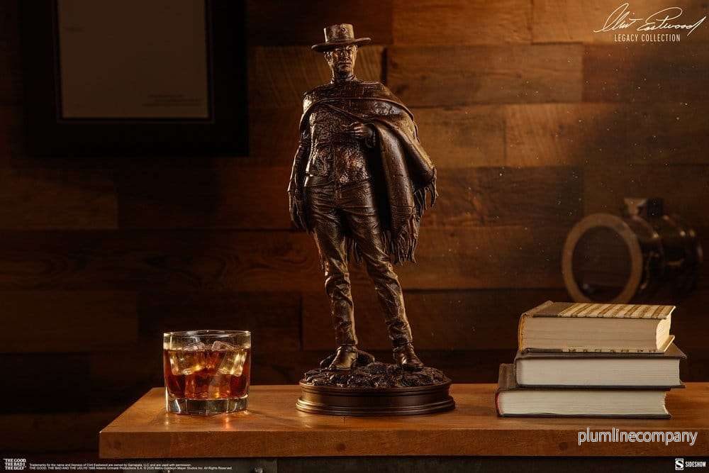 The Good, The Bad and the Ugly staty The Man with No Name (Faux Bronze) 39 cm - Bild 2