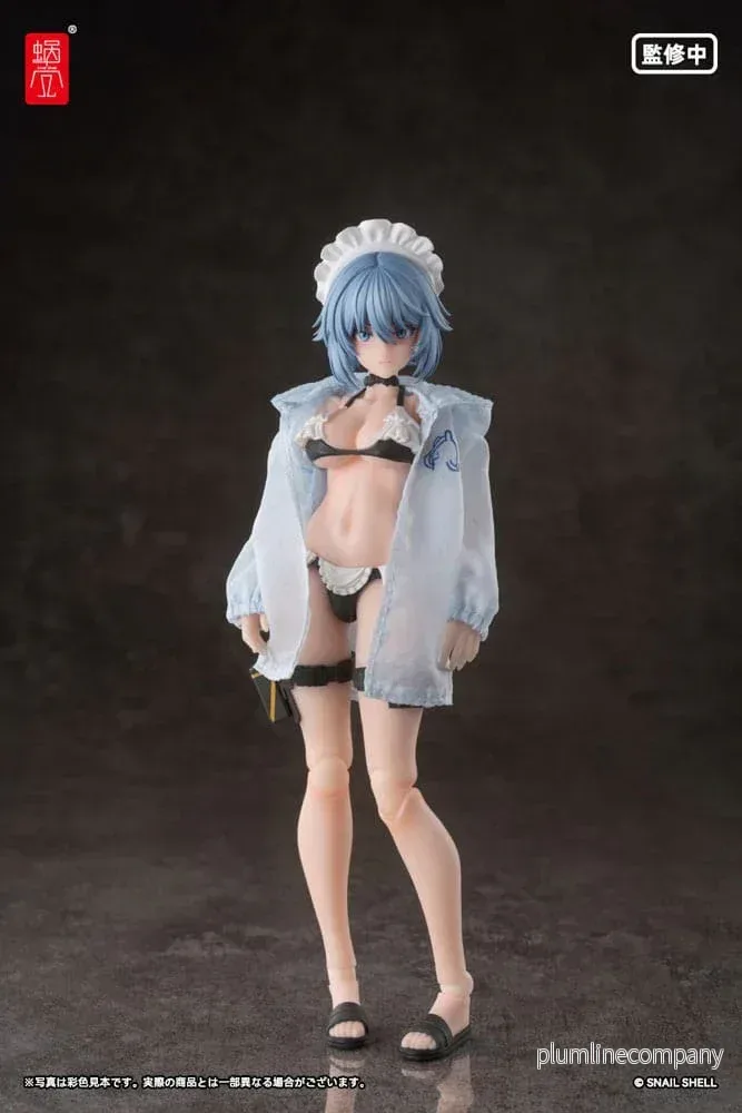 Original Karaktär Action Figur Kit 1/12 RA-04 Kitsunebi Senki Honoka Badkläder Ver. 15 cm Original Karaktär Action Figur Kit 1/12 RA-04 Kitsunebi Senki Honoka Badkläder Ver. 15 cm