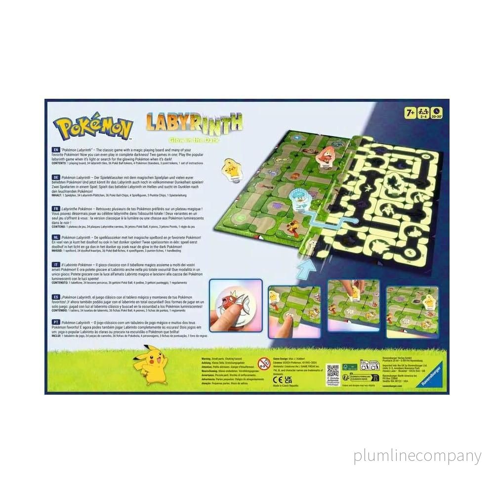 Pokémon Labyrinth Brädspel som Lyser i Mörkret - Bild 3