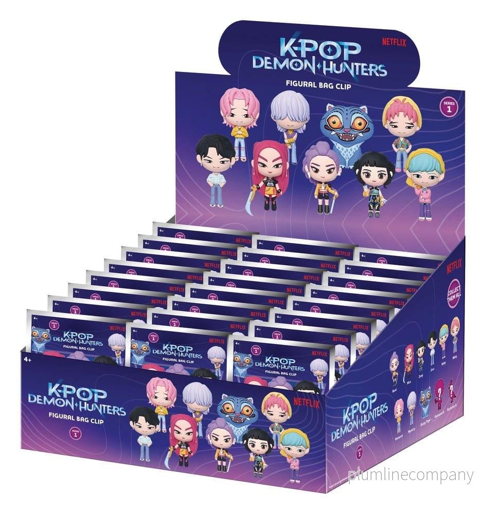 K-Pop Demon Hunter 3D Foam Bag Clips Series 1 Display (24) K-Pop Demon Hunter 3D Foam Bag Clips Series 1 Display (24)