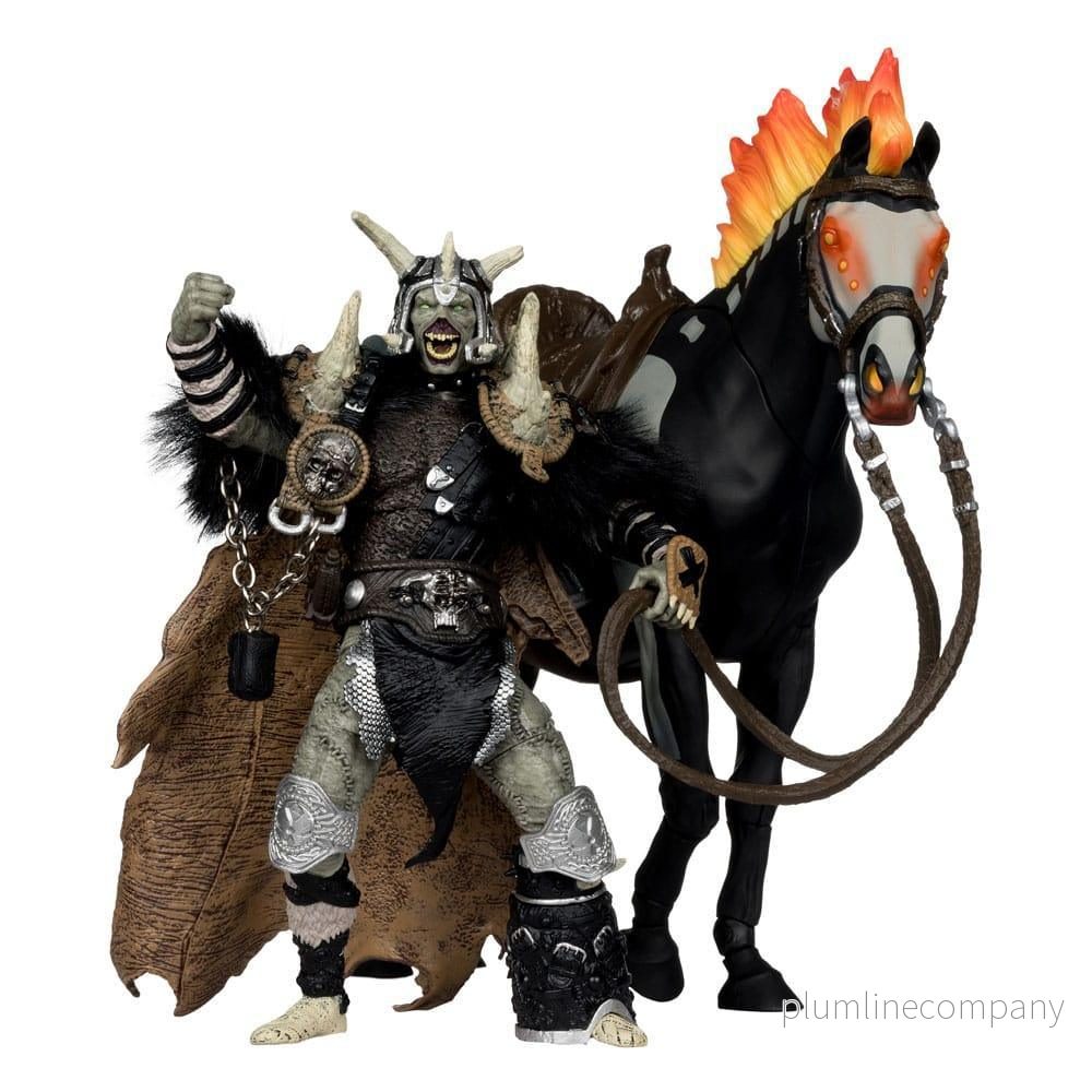 Spawn Actionfigur Bloodaxe med Häst – McFarlane Toys 30-årsjubileum Spawn Actionfigur Bloodaxe med Häst – McFarlane Toys 30-årsjubileum