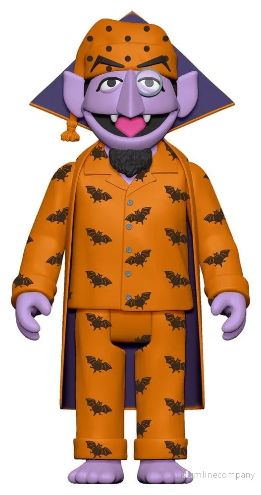 Sesame Street ReAction Action Figur Wave 06 Count Von Count (PJs) 10 cm Sesame Street ReAction Action Figur Wave 06 Count Von Count (PJs) 10 cm