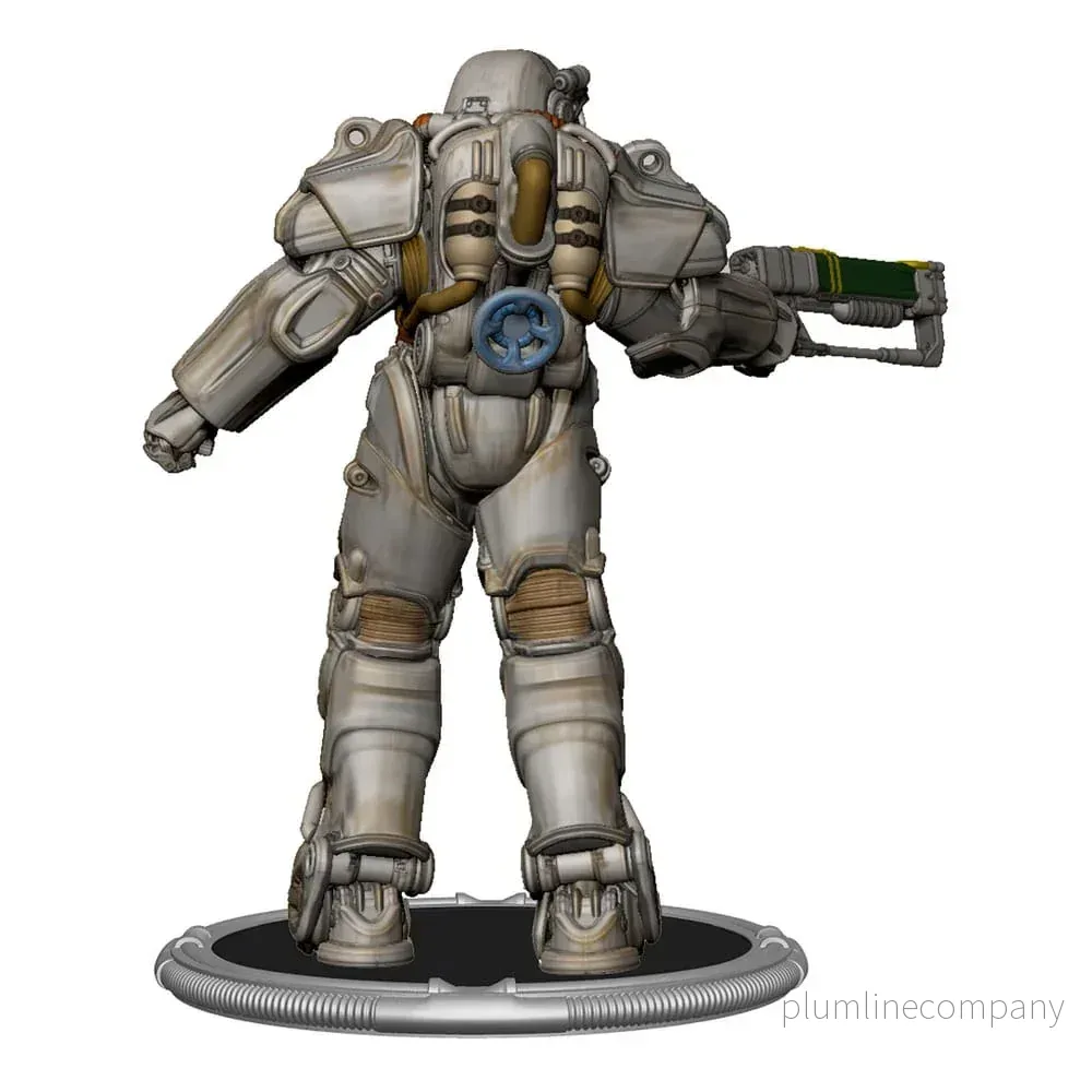 Fallout Mini Figur T-60 Power Armor 7 cm - Bild 3