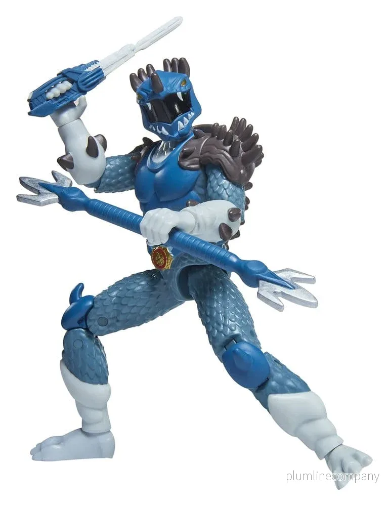 Mighty Morphin Power Rangers x Godzilla Actionfigur Blå Anguirus - Bild 2