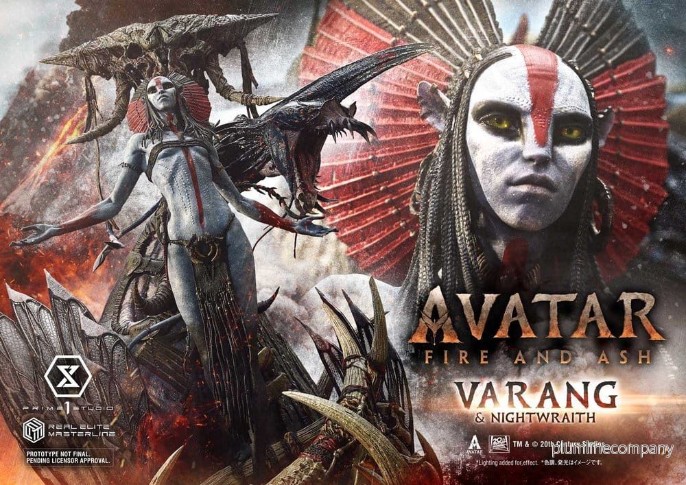 Avatar: Fire and Ash (film) Real Elite Masterline Series staty 1/4 Varang & Nightwraith Avatar Legacy Collection Bonus Version 96 cm - Bild 2