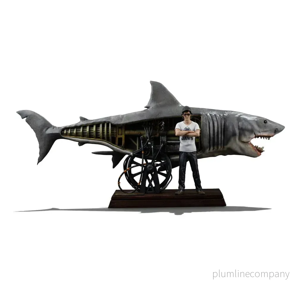 Jaws Deluxe Art Scale Figur 1/10 Steven Spielberg Jaws 50-årsjubileum 27 cm - Bild 2