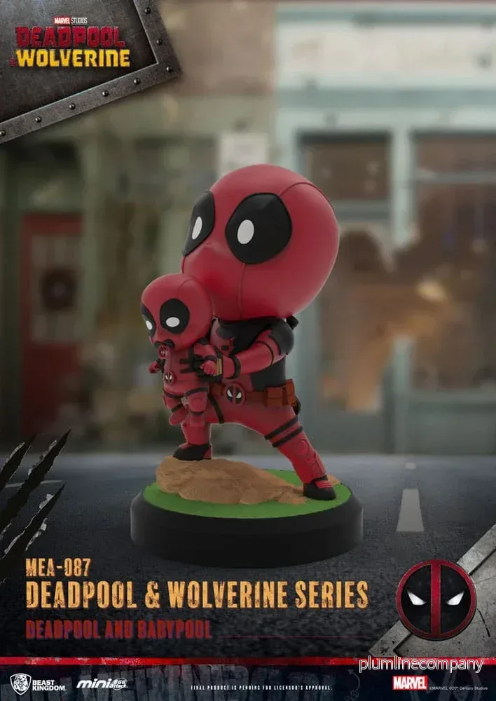 Deadpool 3 Deadpool & Wolverine Series Mini Egg Attack Figurer 8 cm - Bild 3