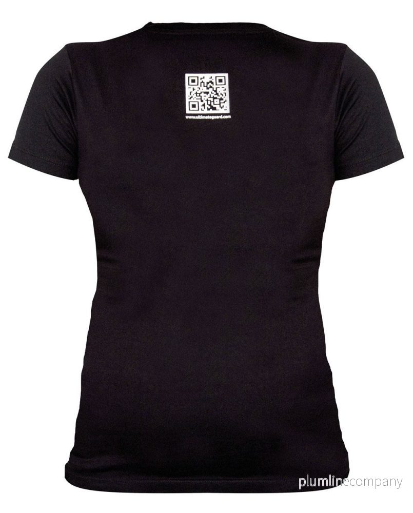 Ultimate Guard Dam T-shirt Logotyp Svart Storlek L - Bild 3