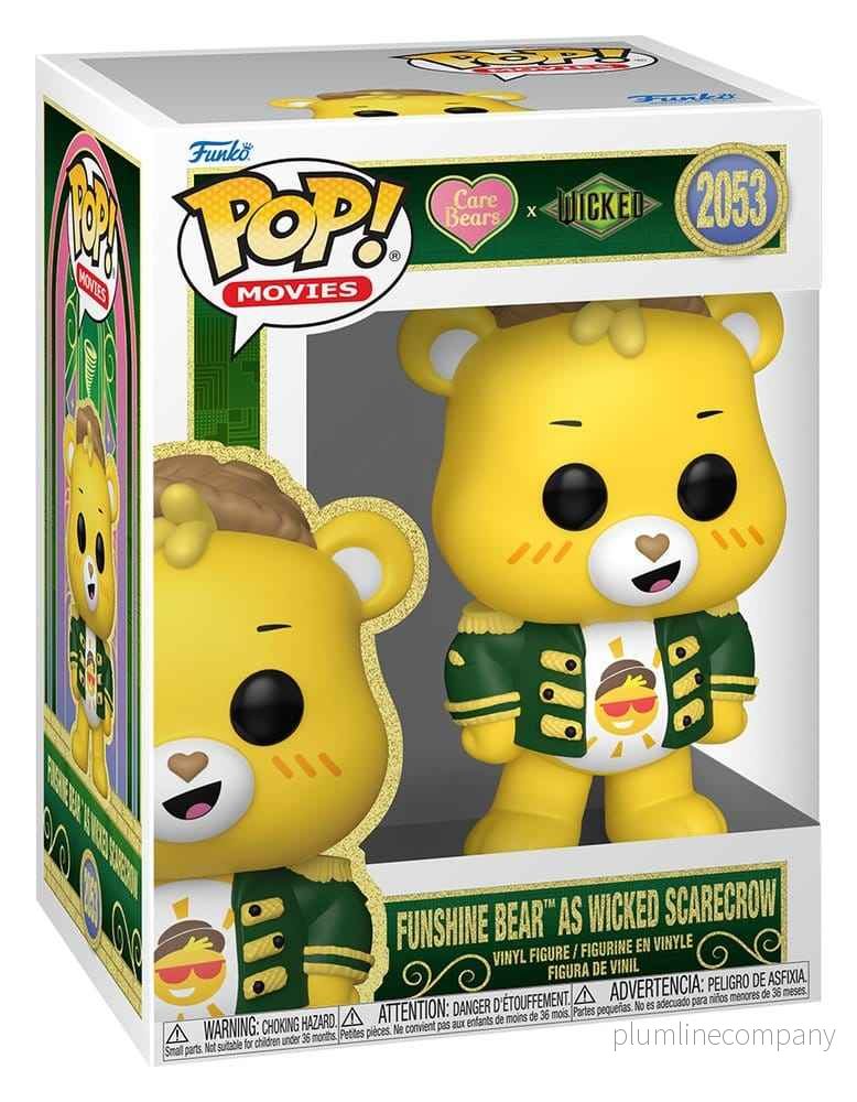 Wicked x Care Bears POP! Figur Funshine Bear Sommarfågelskrämma 9 cm - Bild 3