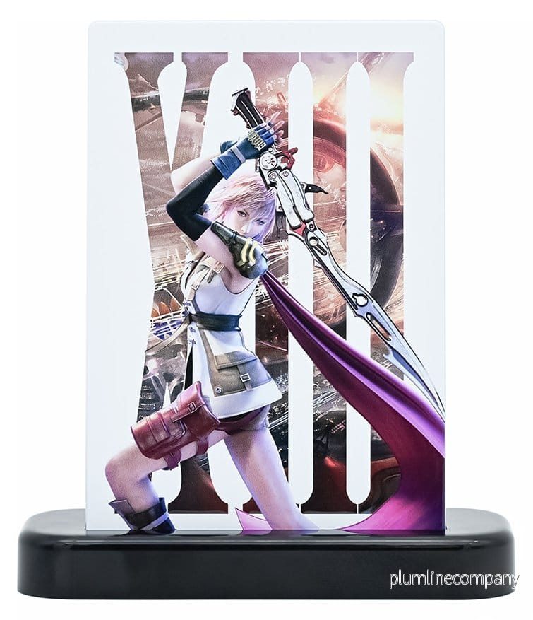 Final Fantasy ONE-TOUCH EDGE magnetiskt kortfodral med Lightning-motiv Final Fantasy ONE-TOUCH EDGE magnetiskt kortfodral med Lightning-motiv