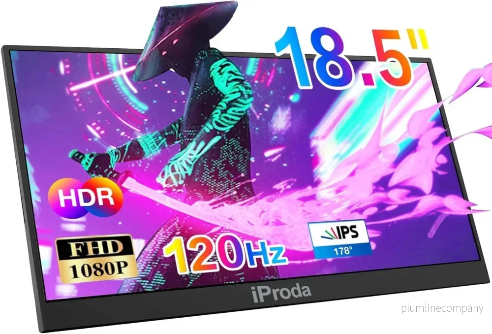 Portable Monitor 18.5 Inch 1080P 120Hz with Built-in Stand Portable Monitor 18.5 Inch 1080P 120Hz with Built-in Stand
