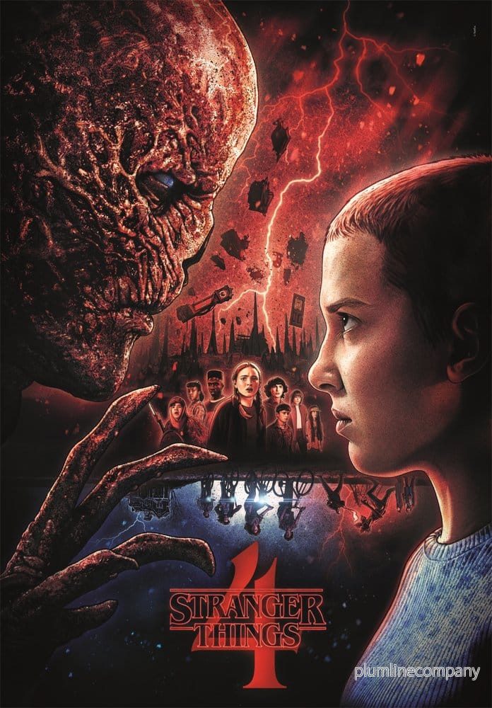 Stranger Things pussel Stranger Things 4 Upp och ner (1000 bitar) - Bild 3