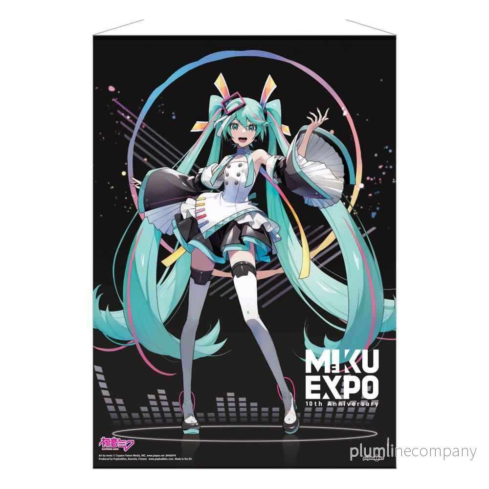 Hatsune Miku Väggscroll Miku Expo 10-årsjubileumsutgåva Begränsad Edition 50 x 70 cm