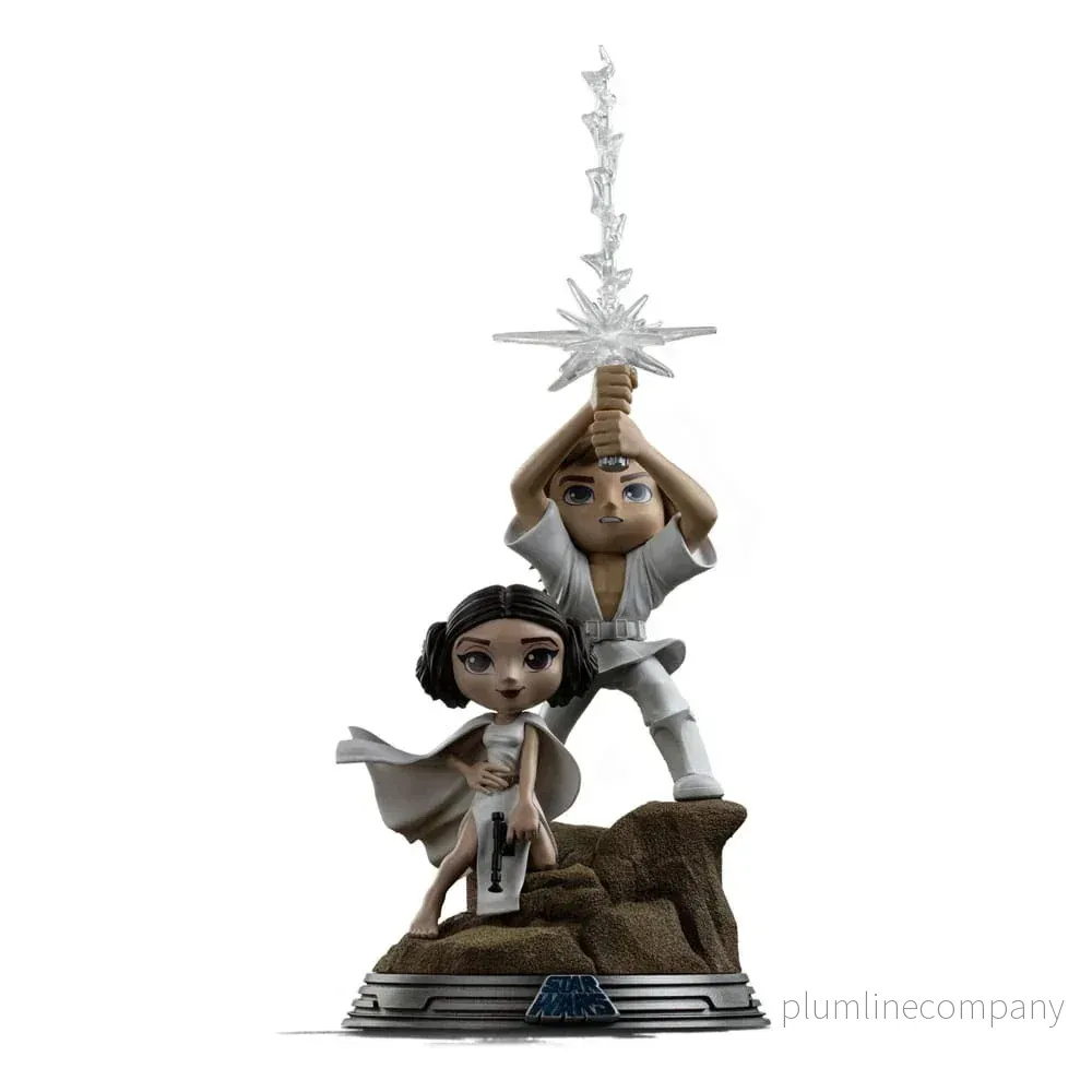 Star Wars Mini Co. PVC Figur Luke & Leia 30 cm - Bild 2