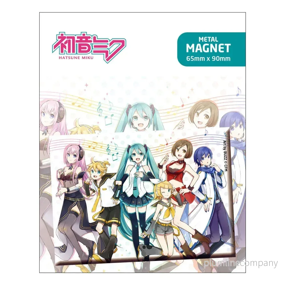 Hatsune Miku Kylskåpsmagnet – Hatsune Miku och Vänner