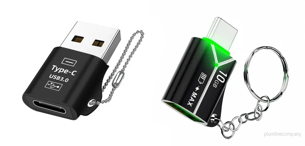 NÖRDIC OTG USB adapterkit USB-C hona till USB-A hane och USB-C hane till USB-A hona NÖRDIC OTG USB adapterkit USB-C hona till USB-A hane och USB-C hane till USB-A hona