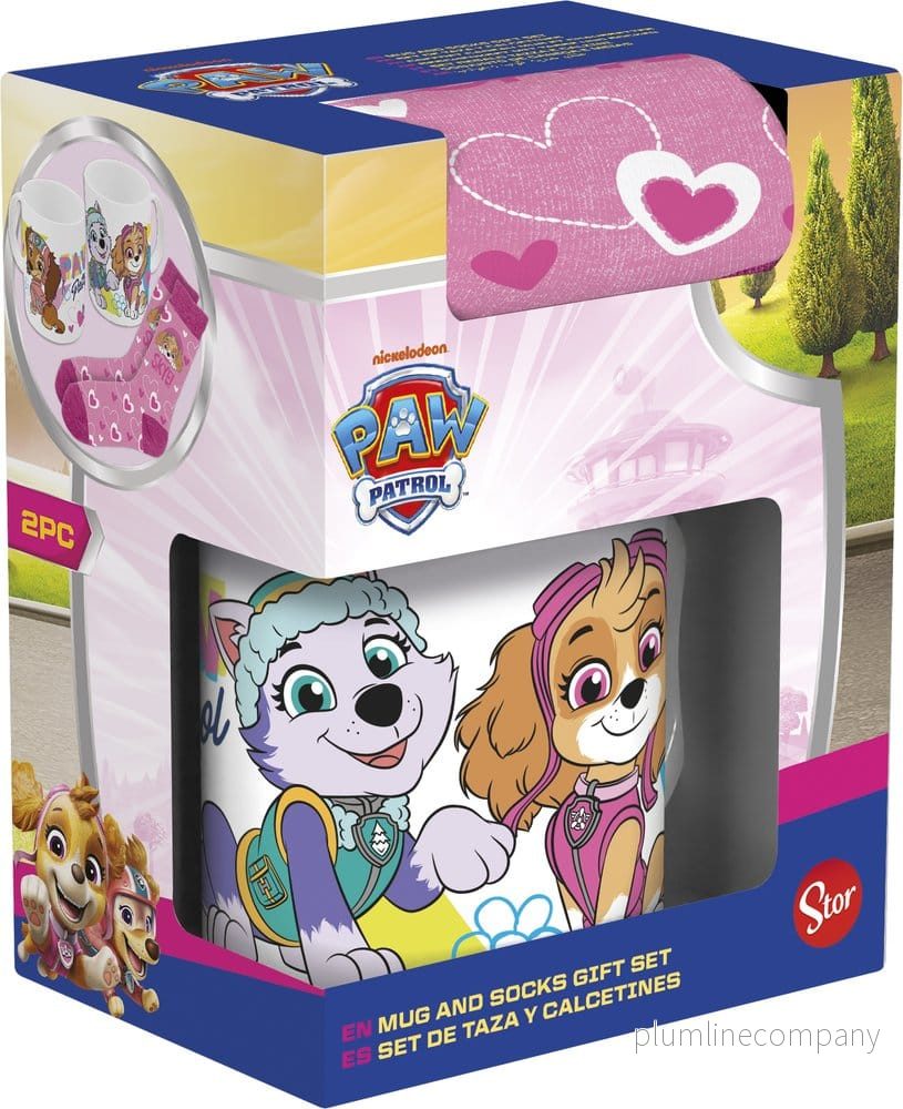 Paw Patrol Mugg & Strumpor Set Flicka Go Skye Paw Patrol Mugg & Strumpor Set Flicka Go Skye