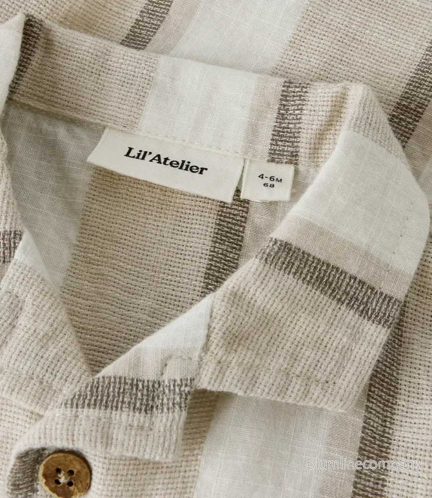 SISTA CHANSEN - Skjorta Baby - NBMFIBERT SS LOOSE SHIRT LIL - Bild 3