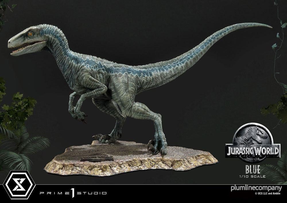 Jurassic World: Fallen Kingdom Prime Collectibles Statue 1/10 Blue (Öppen Mun Version) 17 cm - Bild 2