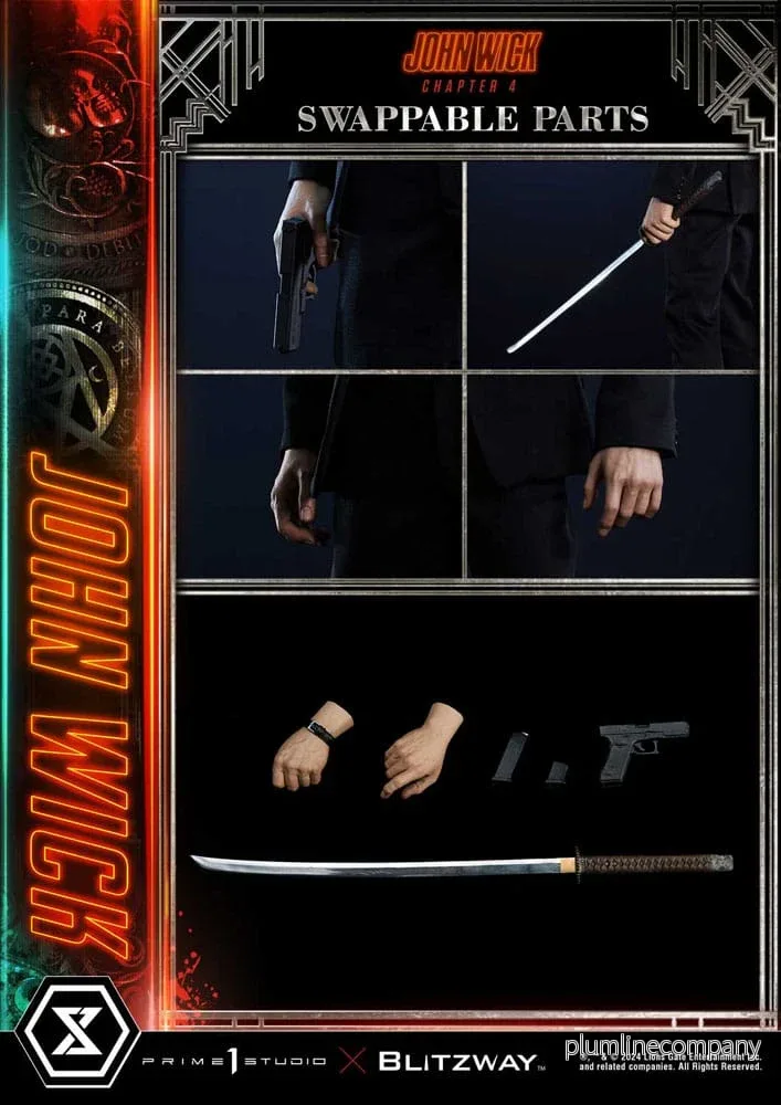 John Wick Chapter 4 Premium Masterline Series Staty 1/4 John Wick 54 cm - Bild 3
