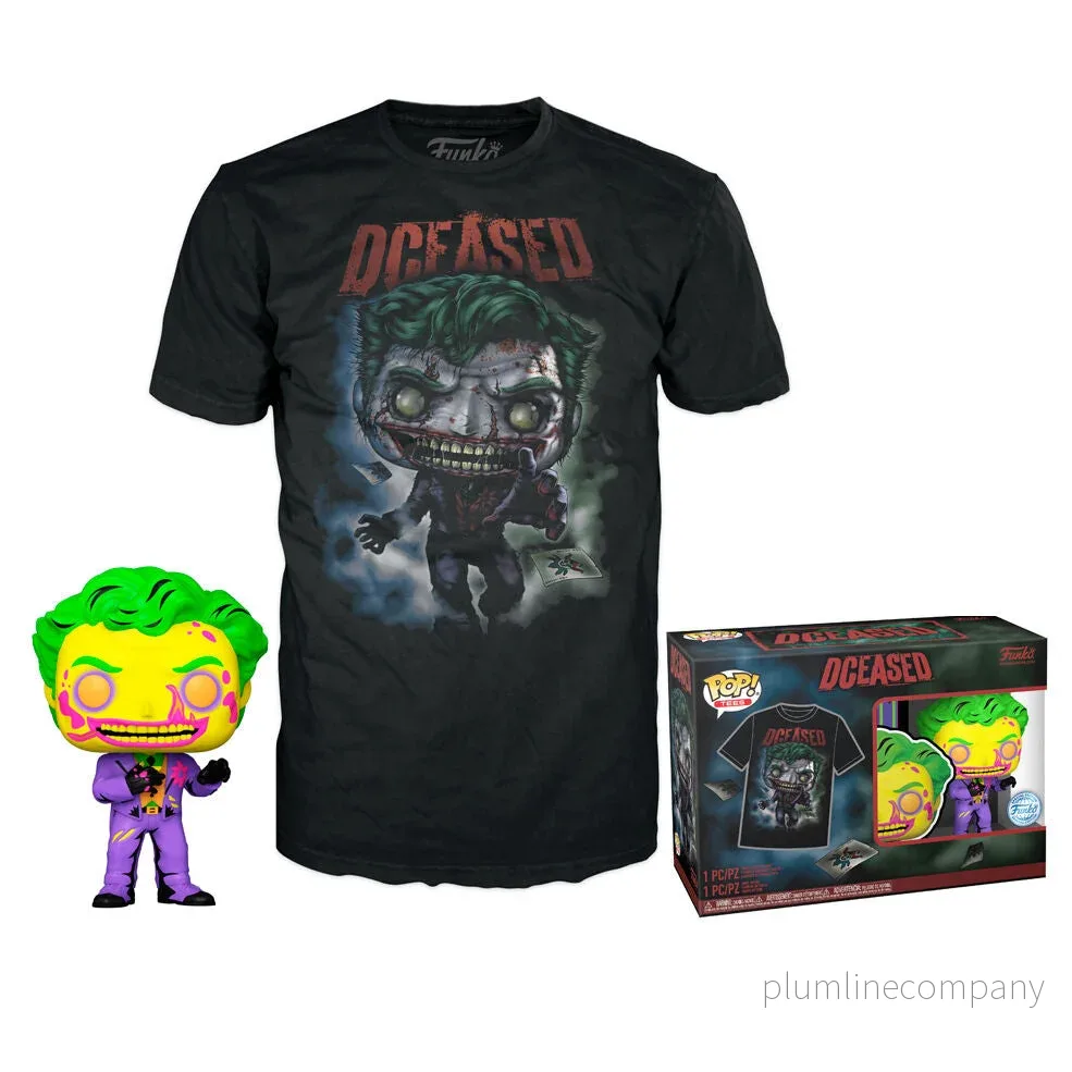 Set Figur POP & T-shirt DC Comics Joker Storlek XL Set Figur POP & T-shirt DC Comics Joker Storlek XL