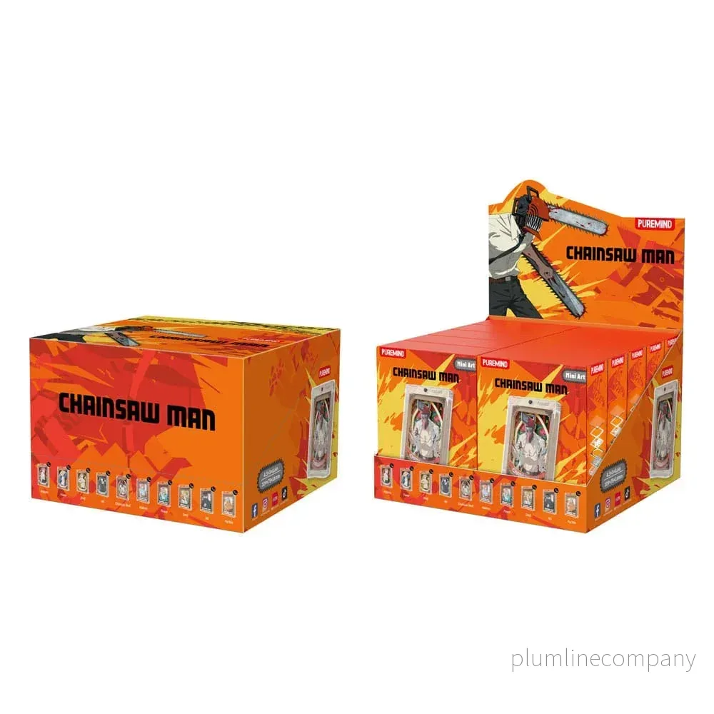 Chainsaw Man Mini Art Pins Blind Box Display (10) Chainsaw Man Mini Art Pins Blind Box Display (10)