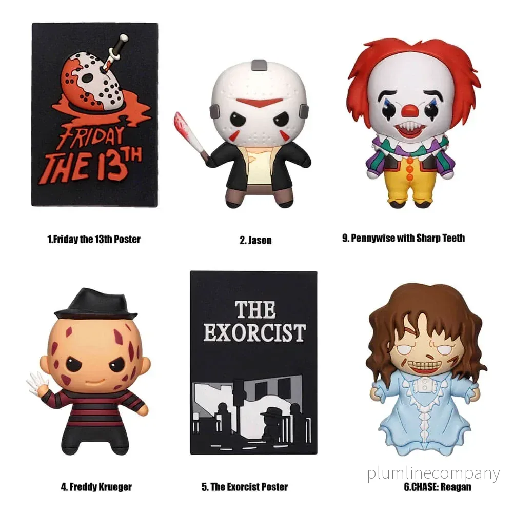 Warner Brothers 3D Magnets Horror Series 1 Display (12) - Bild 2