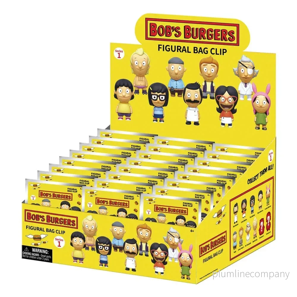 Bob’s Burgers 3D Foam Bag Clips Serie 1 Display (24) Bob’s Burgers 3D Foam Bag Clips Serie 1 Display (24)