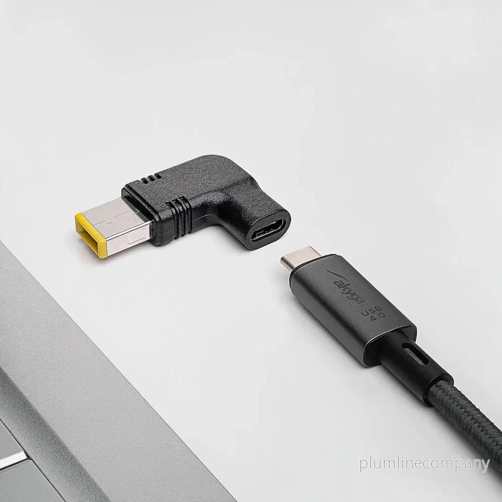 NÖRDIC USB-C adapter för Lenovo Yellow Square 100W - Bild 2
