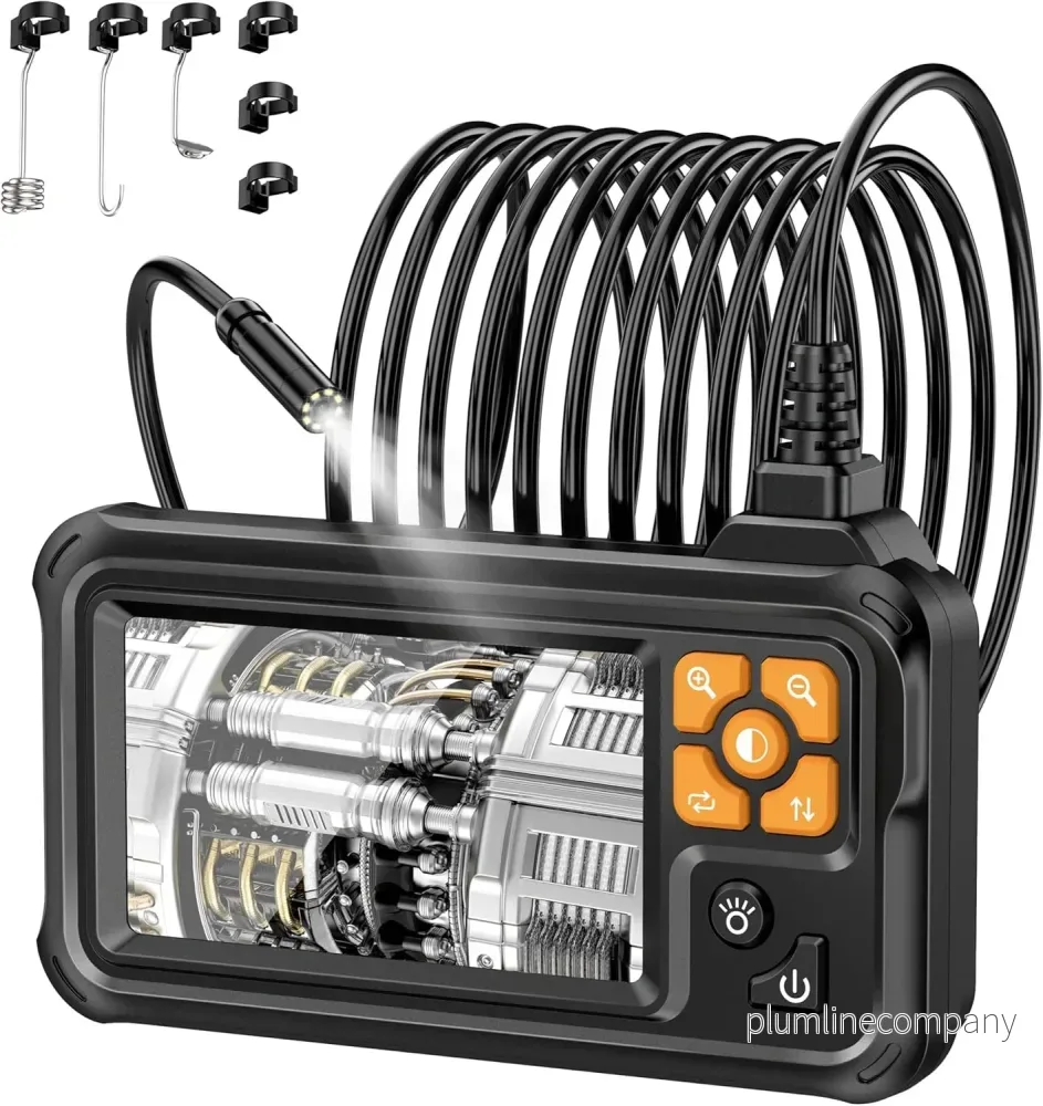 NÖRDIC 5m Endoskopkamera, 4,3″ IPS-digital skärm, 1080P HD-kamera med 8 LED-lampor, IP67 vattentät inspektionskamera NÖRDIC 5m Endoskopkamera, 4,3″ IPS-digital skärm, 1080P HD-kamera med 8 LED-lampor, IP67 vattentät inspektionskamera