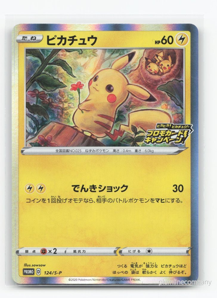 Pikachu 124/S-P - Sword & Shield Promos