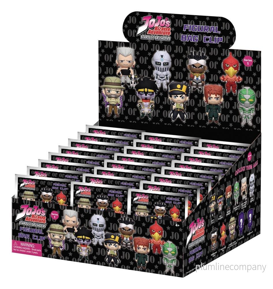 JoJo’s Bizarre Adventure 3D PVC Bag Clips Series 1 Blind Bag Display (24)