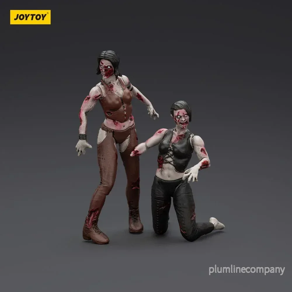 Zombie Dark Source Action Figurr 2-Pack - Kvinnliga Brottare 8 cm - Bild 3