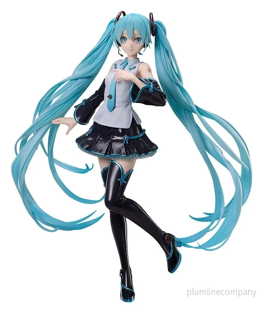 Character Vocal Series 01: Hatsune Miku PVC-figur i skala 1/3 V4 kinesisk version, 55 cm hög Character Vocal Series 01: Hatsune Miku PVC-figur i skala 1/3 V4 kinesisk version, 55 cm hög