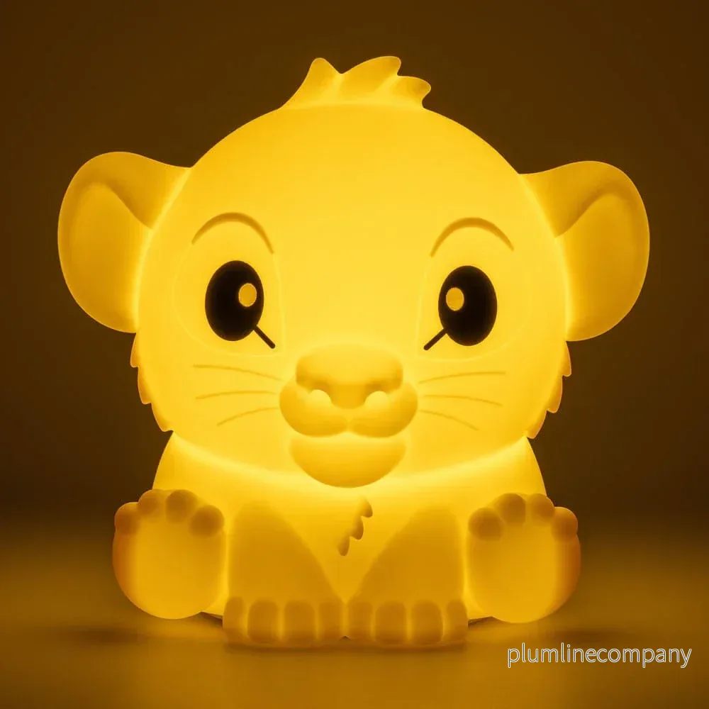 Disney Squishy Glo Silikonlampa Lejonkungen Simba 15 cm - Bild 3