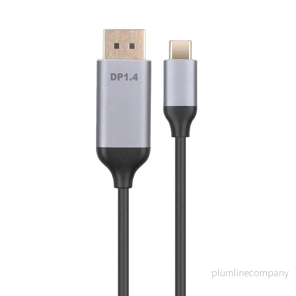 NÖRDIC 50cm USB-C till DP 1.4 kabel 8K30Hz 4K120Hz 32,4Gbps NÖRDIC 50cm USB-C till DP 1.4 kabel 8K30Hz 4K120Hz 32,4Gbps