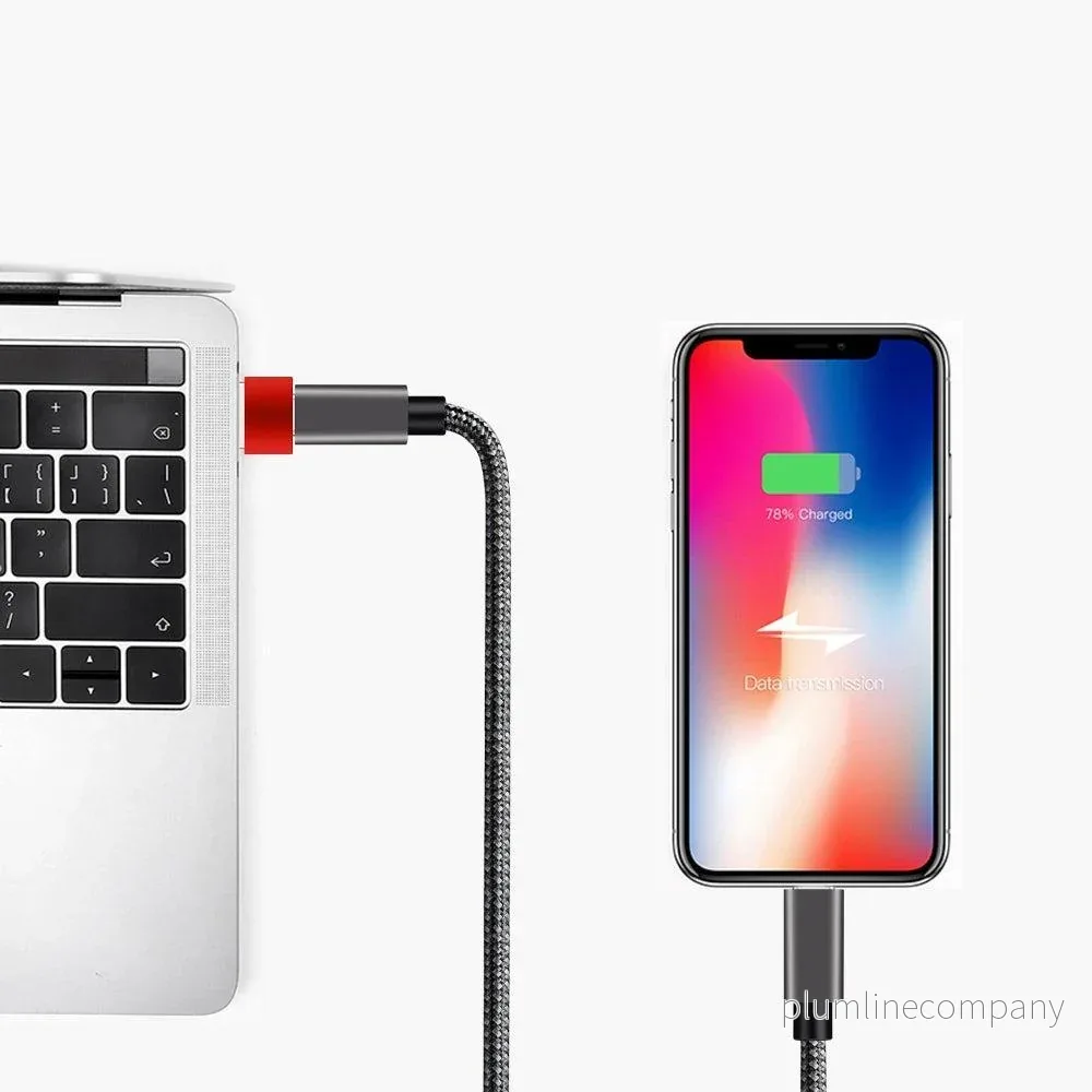 NÖRDIC USB C till OTG USB A mini adapter metal röd - Bild 2