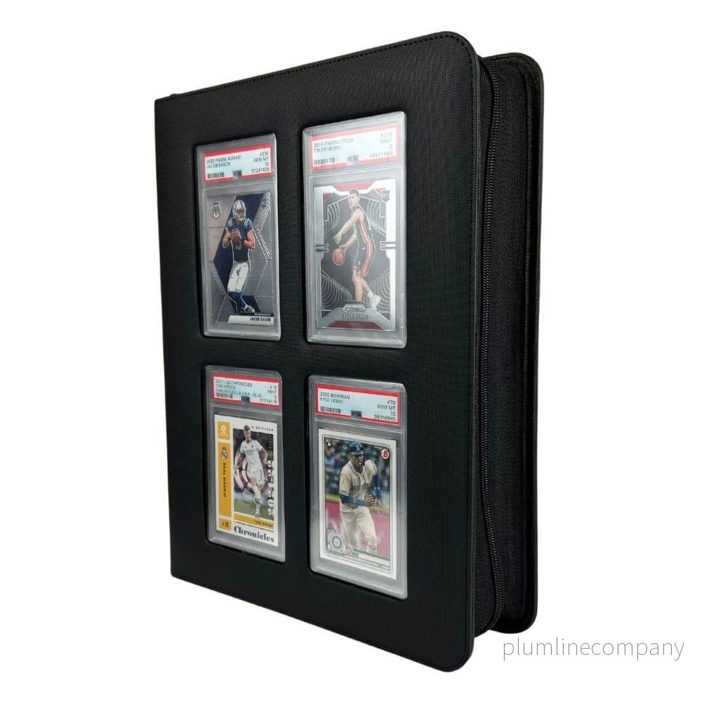 Evoretro Premium Card Slab Binder med Fönster Svart - Bild 3