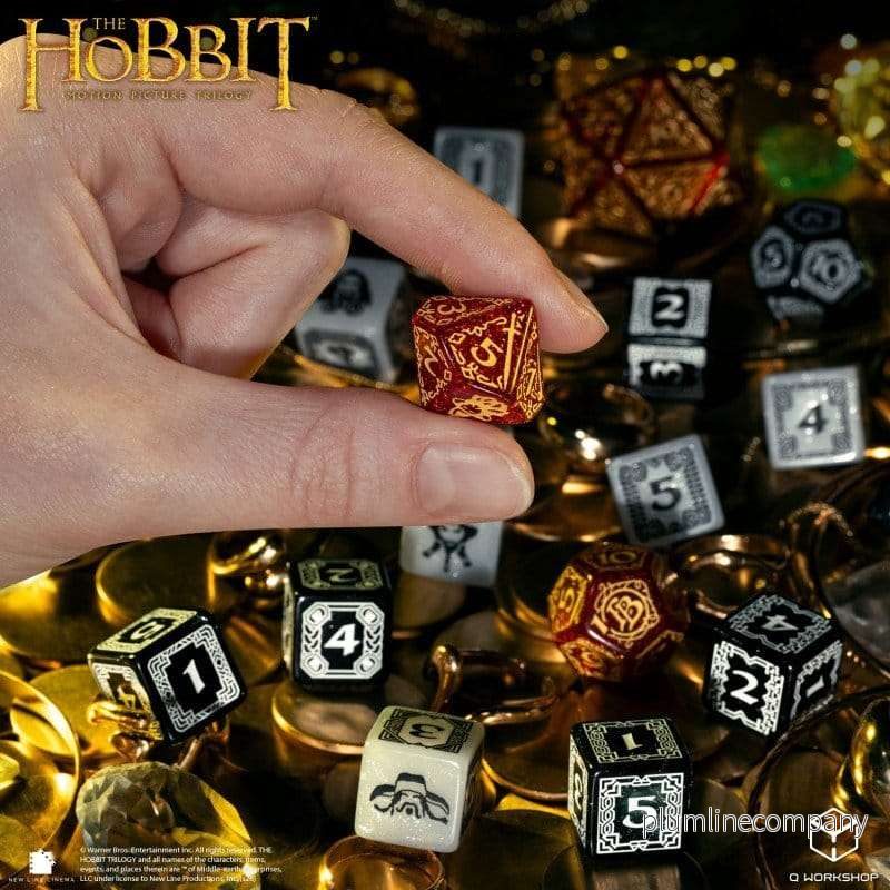 The Hobbit TCG tärningsset med 16 tärningar – Ember Hearth - Bild 3