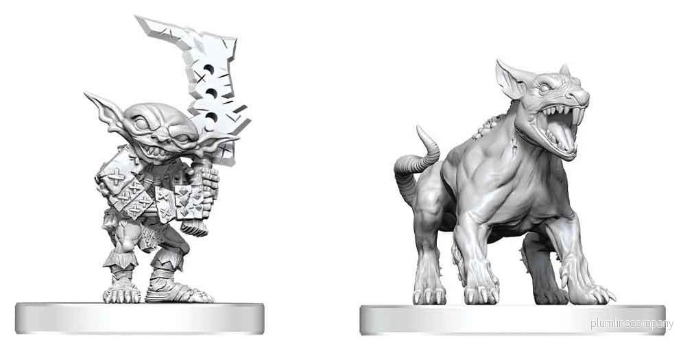 Pathfinder Battles Deep Cuts Omålade Miniatyrer Goblinkommandosoldat och Goblinhund 13 cm Pathfinder Battles Deep Cuts Omålade Miniatyrer Goblinkommandosoldat och Goblinhund 13 cm