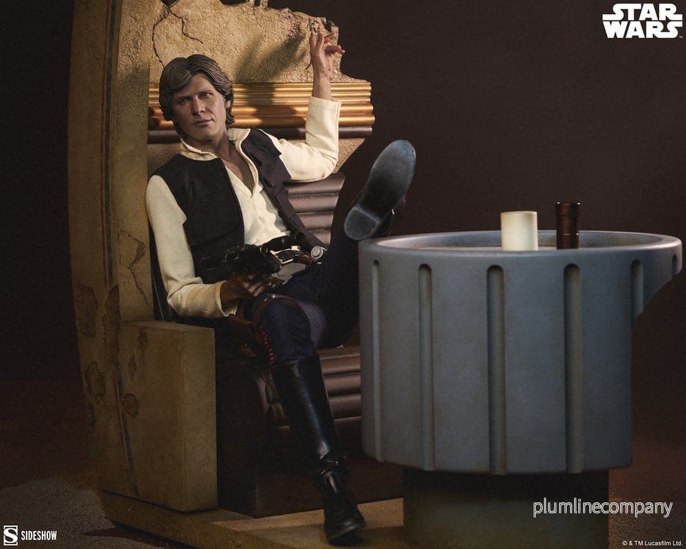 Star Wars Episod IV Mixed Media Premium Format Figur Han Solo: Ursäkta Röran 32 cm - Bild 3
