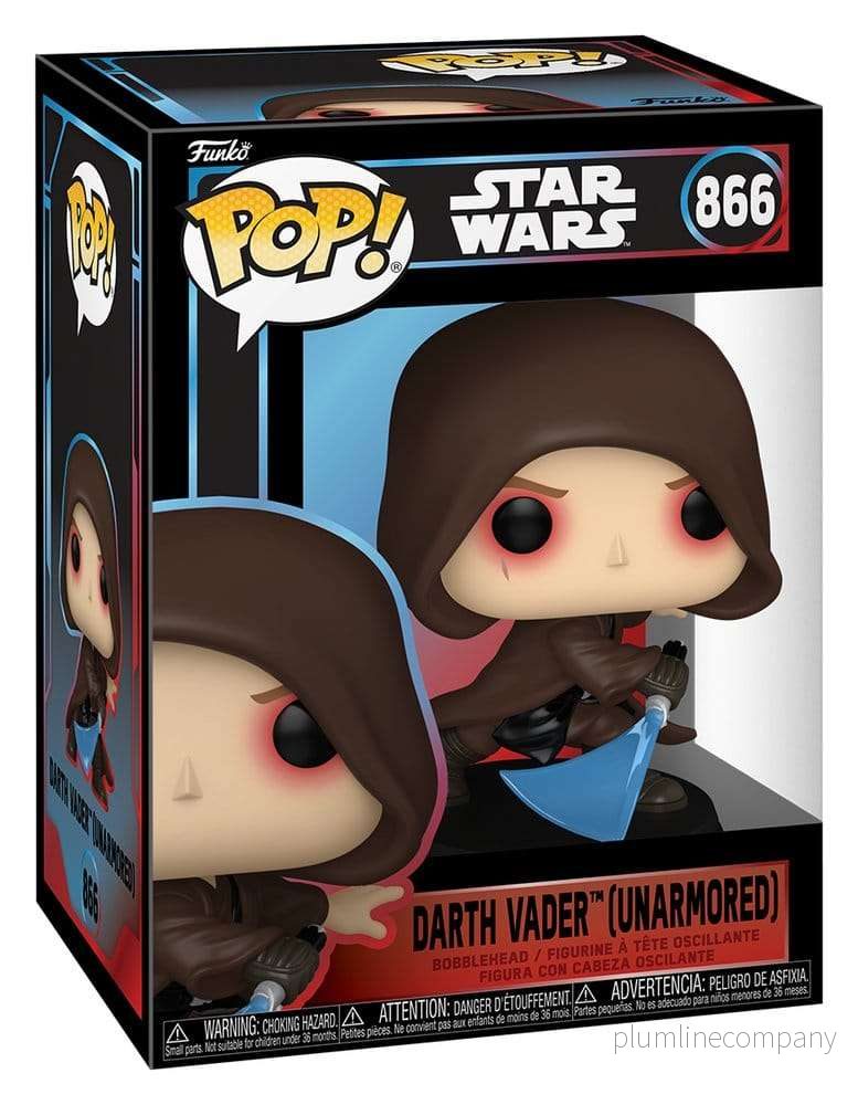 Star Wars POP! Vinyl Bobblehead Figure Darth Vader (Unarmored) 10 cm - Bild 2