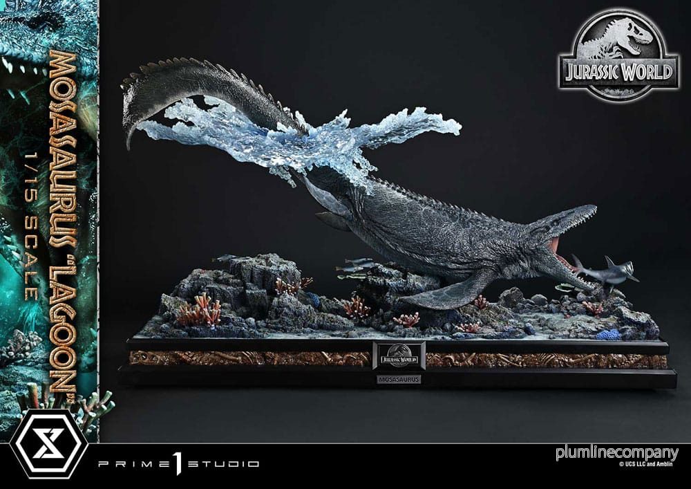Jurassic World Legacy Museum Collection Staty 1/15 Mosasaurus ”Lagoon” Bonus Version 57 cm