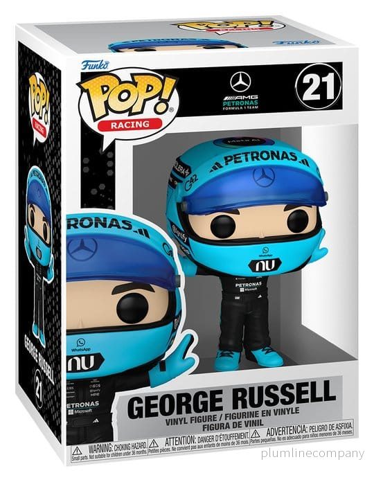 Formula 1 POP! Racing Vinylfigur Mercedes-Benz – George Russell (T-Pose) 9 cm - Bild 2