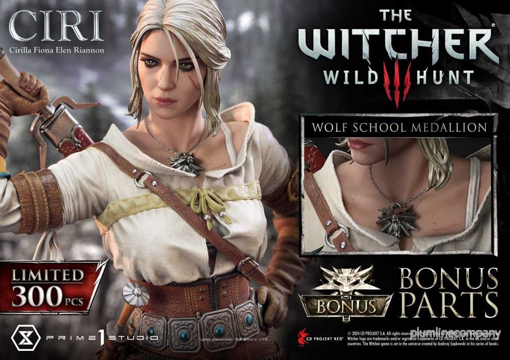 The Witcher 3: Wild Hunt Museum Masterline-staty 1/3 Wild Hunt Ciri Fiona Elen Riannon Bonus Version 81 cm - Bild 2