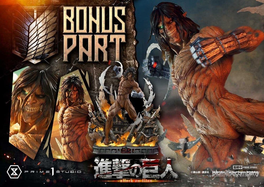 Attack on Titan (TV animation) Ultimate Diorama Masterline Statue Eren Yeager Attack Titan Bonus Version 81 cm - Bild 3
