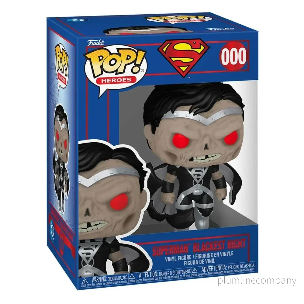 DC Comics POP! Heroes Vinyl Superman Blackest Night 9 cm - Bild 3